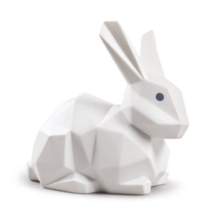 figura conejo de porcelana